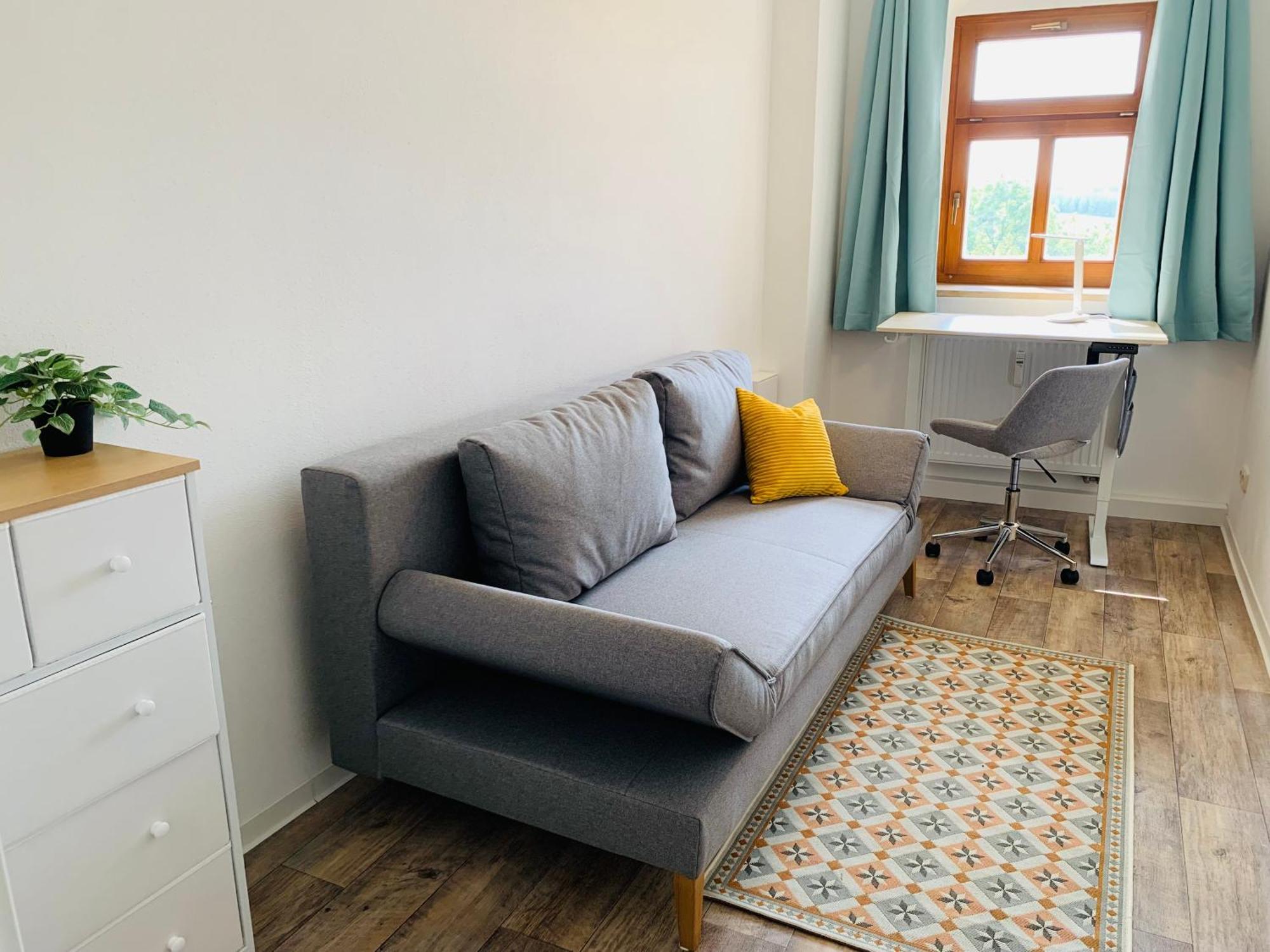 Am Schloss Wolkenstein, 86M2, 3Br, Babybett, Office Esterno foto