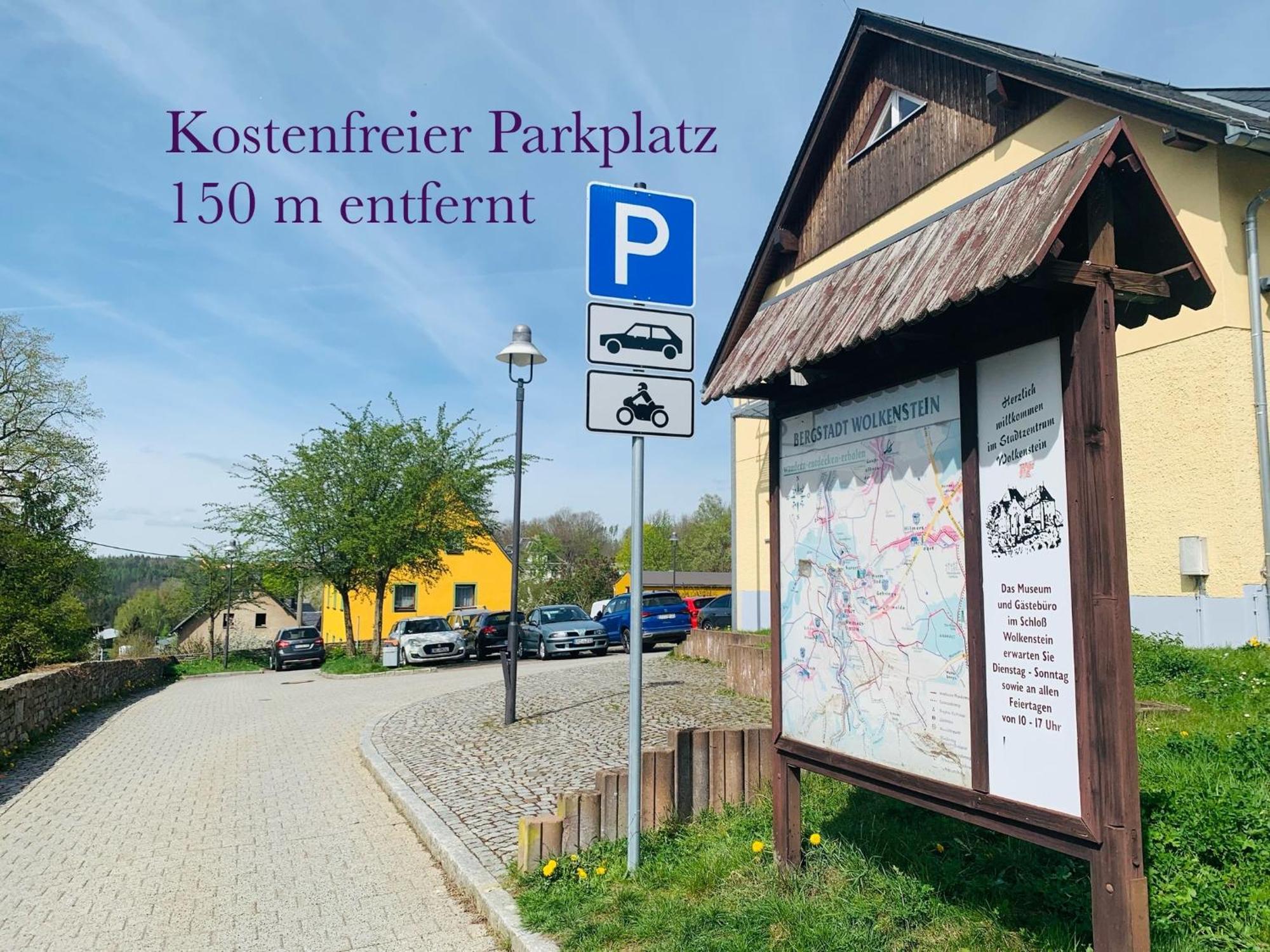 Am Schloss Wolkenstein, 86M2, 3Br, Babybett, Office Esterno foto