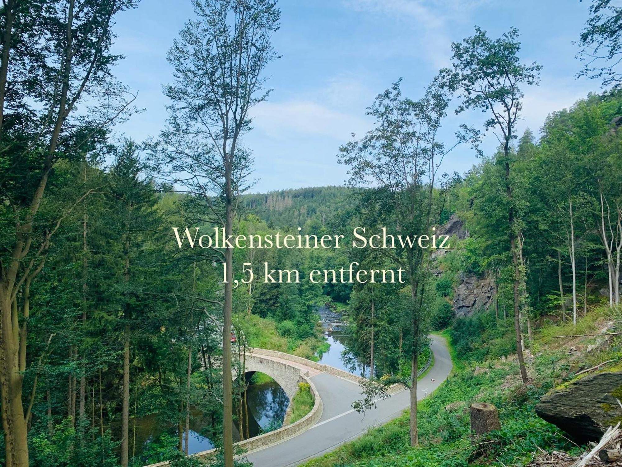 Am Schloss Wolkenstein, 86M2, 3Br, Babybett, Office Esterno foto