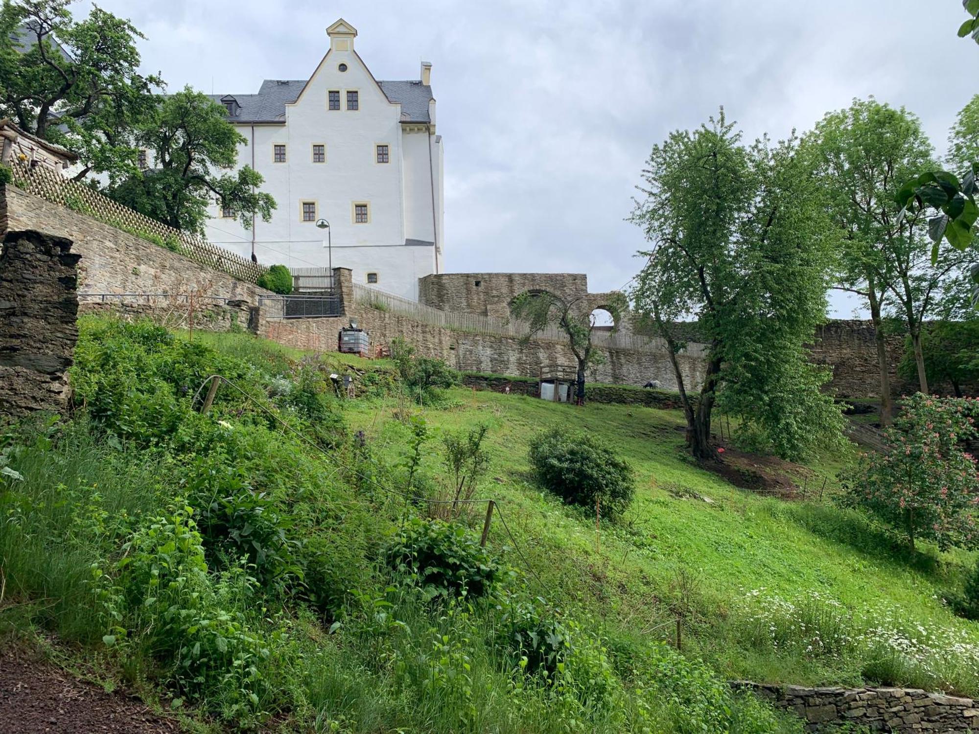 Am Schloss Wolkenstein, 86M2, 3Br, Babybett, Office Esterno foto